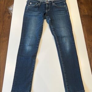 Ag Adriano Goldschmied Blue Leggings Super Skinny Jeans Modern Fit